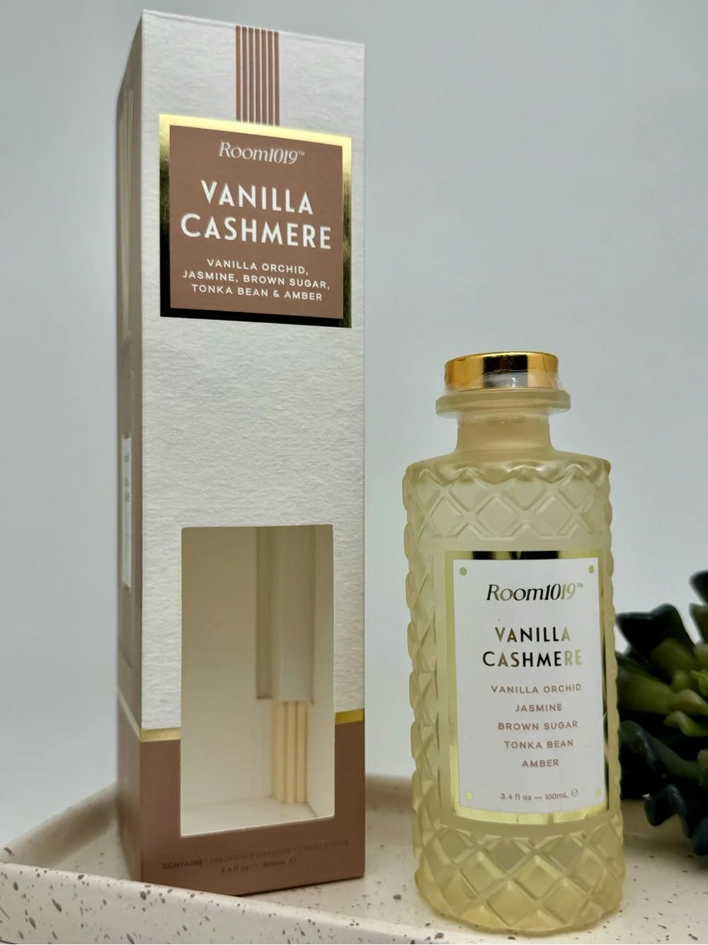 Vanilla Cashmere Reed Diffuser - Cream